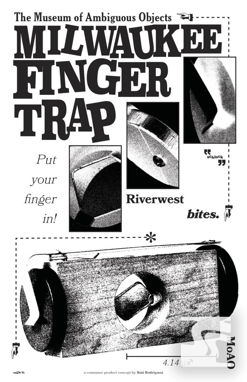 Milwaukee Finger Trap · (11" x 17" Cover Stock)